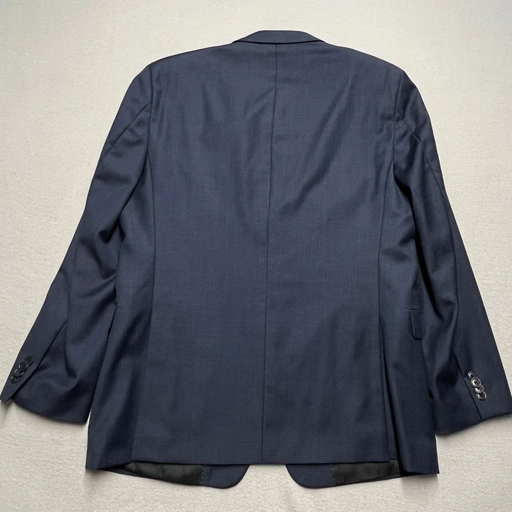 New Tommy Hilfiger Blazer Men Wool Suit Jacket Sport Coat 38R Nave Blue 2 button
